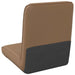 Scaun de podea Cappuccino 50 x 73 x 60 cm Piele artificială - WALTI WALTI