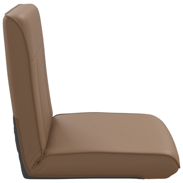 Scaun de podea Cappuccino 50 x 73 x 60 cm Piele artificială - WALTI WALTI