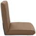 Scaun de podea Cappuccino 50 x 73 x 60 cm Piele artificială - WALTI WALTI