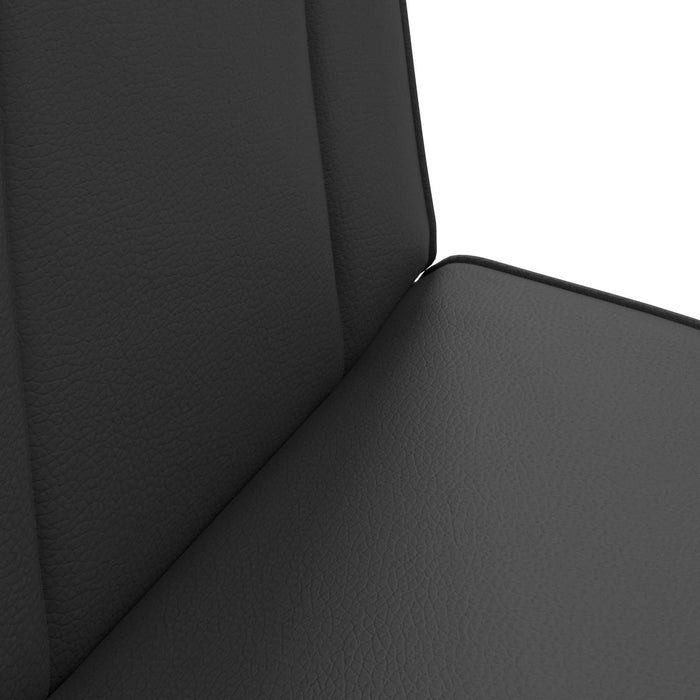 Scaun de podea Negru 50 x 73 x 60 cm Piele artificială - WALTI WALTI