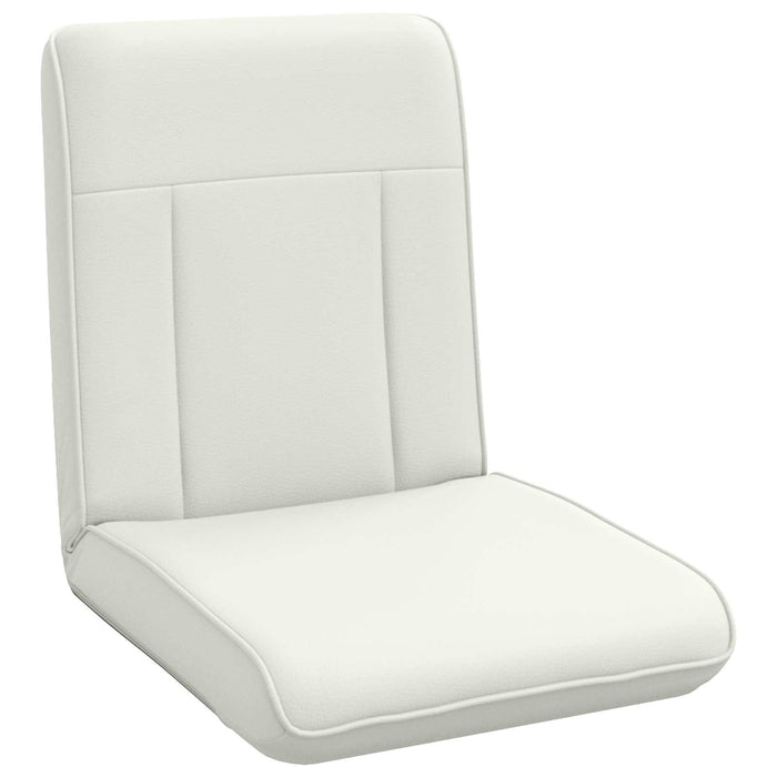 Scaun de podea Alb 50 x 73 x 60 cm Piele artificială - WALTI WALTI