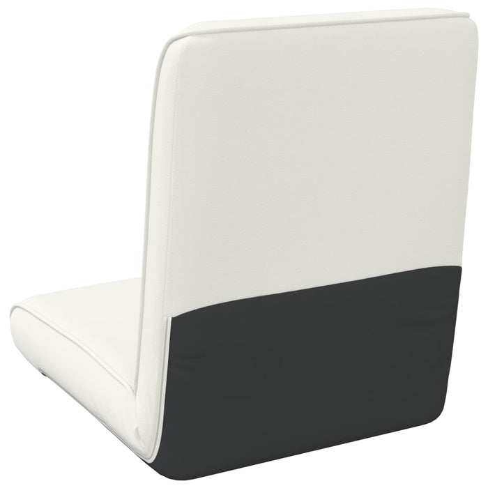 Scaun de podea Alb 50 x 73 x 60 cm Piele artificială - WALTI WALTI