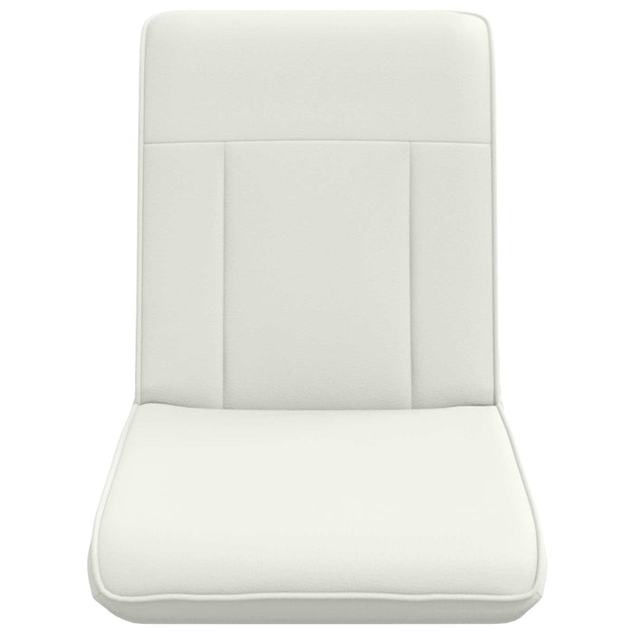Scaun de podea Alb 50 x 73 x 60 cm Piele artificială - WALTI WALTI