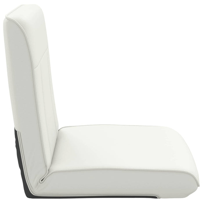 Scaun de podea Alb 50 x 73 x 60 cm Piele artificială - WALTI WALTI