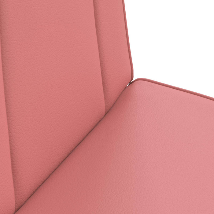 Scaun de podea Roz 50 x 73 x 60 cm Piele artificială - WALTI WALTI