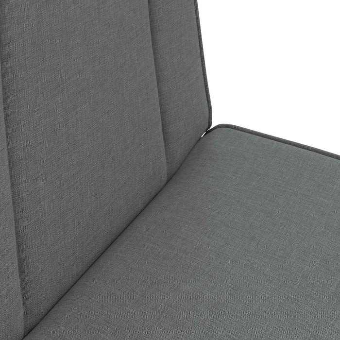 Scaun de podea Gri închis 50 x 73 x 60 cm țesătură - WALTI WALTI