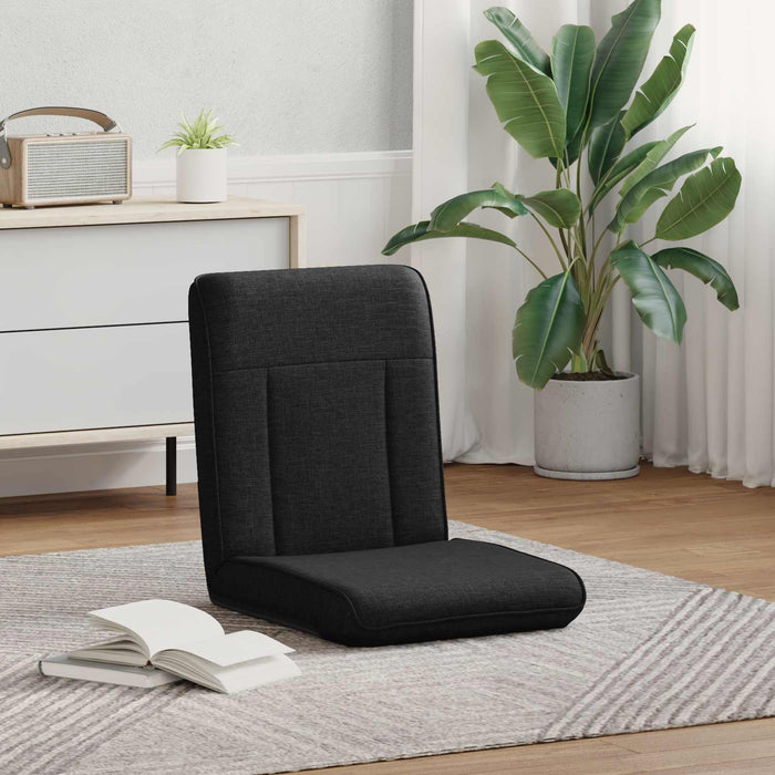 Scaun de podea Negru 50 x 73 x 60 cm țesătură - WALTI WALTI