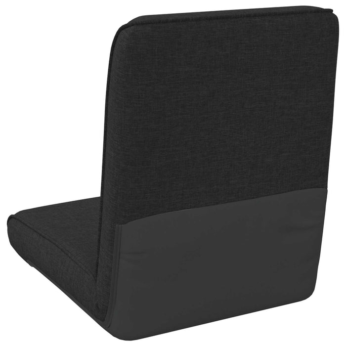 Scaun de podea Negru 50 x 73 x 60 cm țesătură - WALTI WALTI