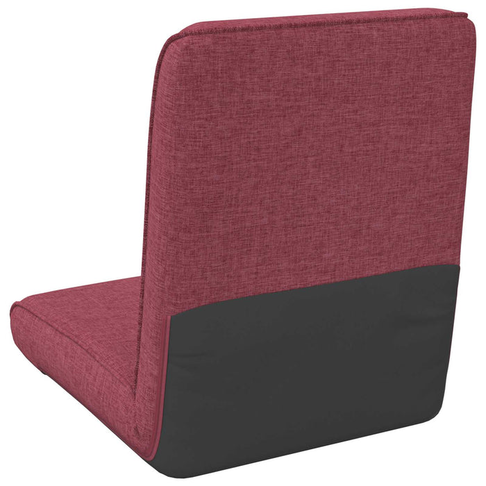 Scaun de podea Roșu Vin 50 x 73 x 60 cm țesătură - WALTI WALTI
