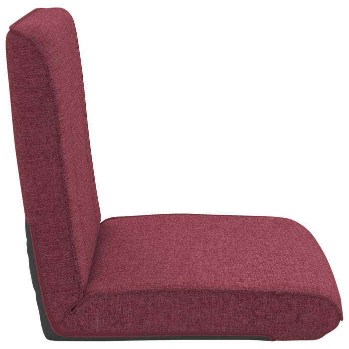 Scaun de podea Roșu Vin 50 x 73 x 60 cm țesătură - WALTI WALTI