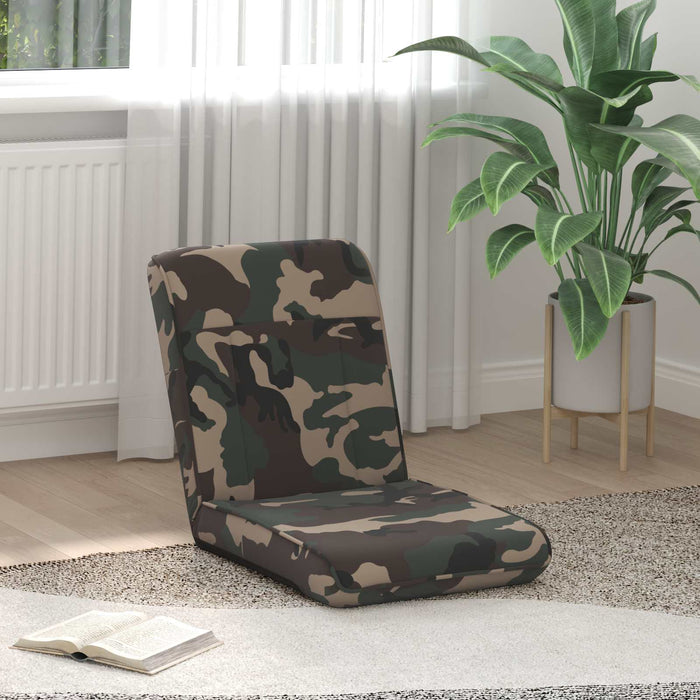 Scaun de podea Verde Army 50 x 73 x 60 cm țesătură - WALTI WALTI