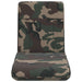 Scaun de podea Verde Army 50 x 73 x 60 cm țesătură - WALTI WALTI