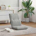Scaun de podea Gri deschis 46 x 50 x 61 cm Catifea - WALTI WALTI