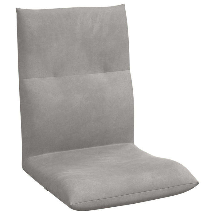 Scaun de podea Gri deschis 46 x 50 x 61 cm Catifea - WALTI WALTI