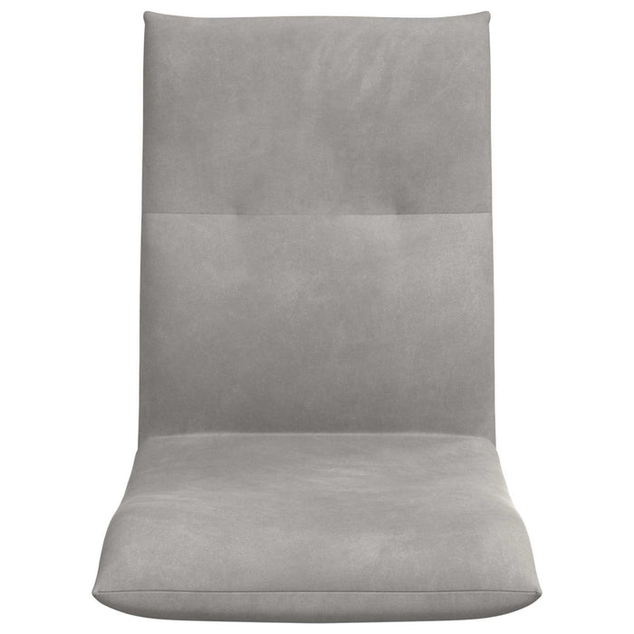 Scaun de podea Gri deschis 46 x 50 x 61 cm Catifea - WALTI WALTI
