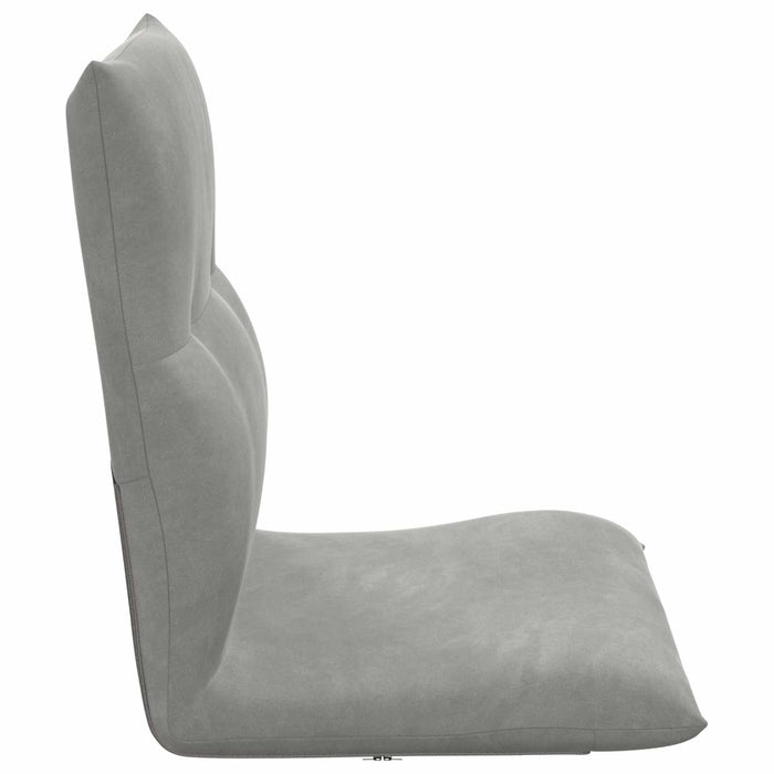 Scaun de podea Gri deschis 46 x 50 x 61 cm Catifea - WALTI WALTI