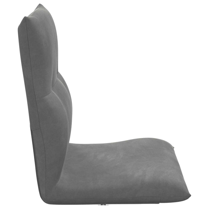Scaun de podea Gri închis 46 x 50 x 61 cm Catifea - WALTI WALTI