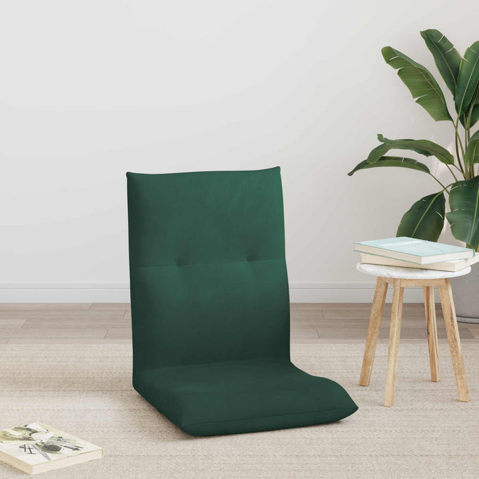 Scaun de podea Verde închis 46 x 50 x 61 cm Catifea - WALTI WALTI
