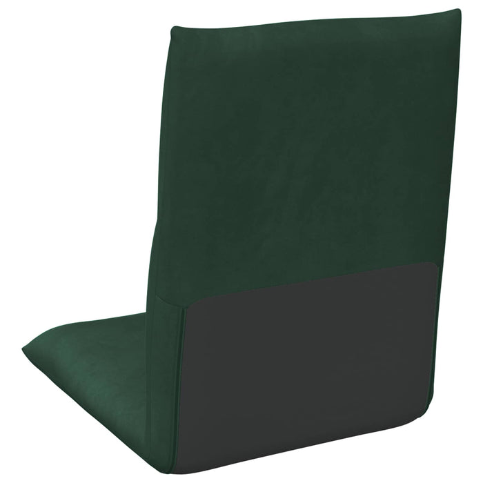 Scaun de podea Verde închis 46 x 50 x 61 cm Catifea - WALTI WALTI