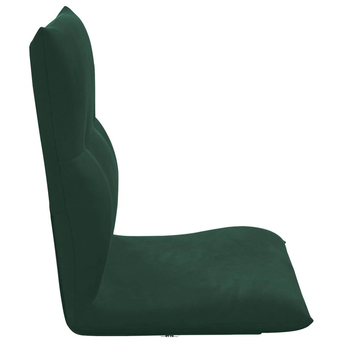 Scaun de podea Verde închis 46 x 50 x 61 cm Catifea - WALTI WALTI