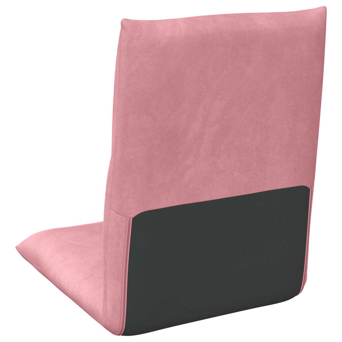 Scaun de podea Roz 46 x 50 x 61 cm Catifea - WALTI WALTI