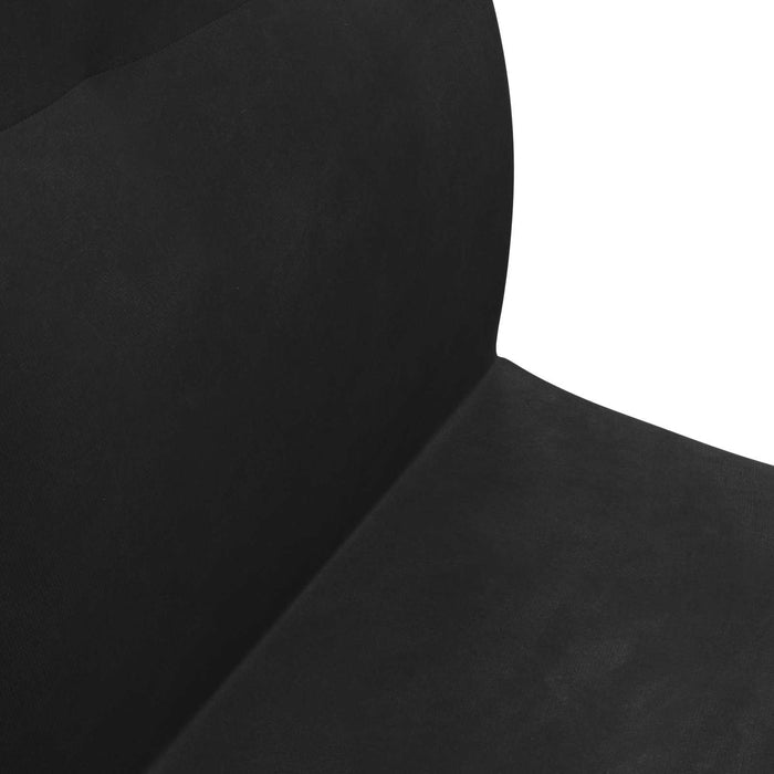 Scaun de podea Negru 46 x 50 x 61 cm Catifea - WALTI WALTI