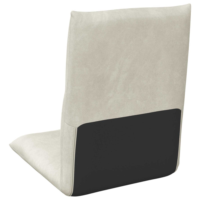 Scaun de podea Crem 46 x 50 x 61 cm Catifea - WALTI WALTI
