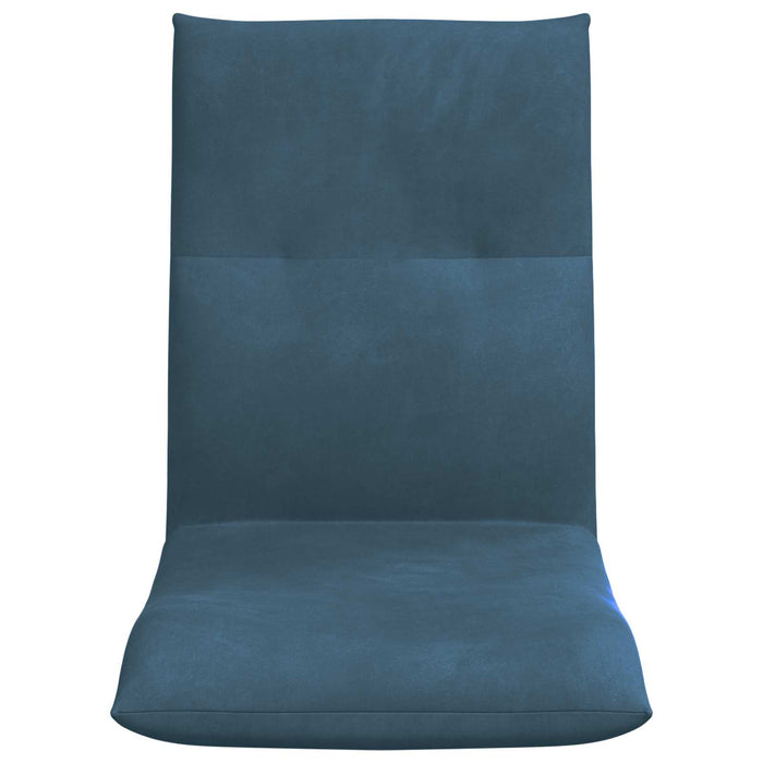 Scaun de podea albastru 46 x 50 x 61 cm Catifea - WALTI WALTI
