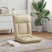 Scaun de podea Crem 55 x 61 x 70 cm Piele artificială - WALTI WALTI
