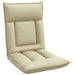 Scaun de podea Crem 55 x 61 x 70 cm Piele artificială - WALTI WALTI