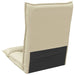 Scaun de podea Crem 55 x 61 x 70 cm Piele artificială - WALTI WALTI