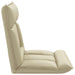 Scaun de podea Crem 55 x 61 x 70 cm Piele artificială - WALTI WALTI
