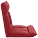 Scaun de podea Roșu Vin 55 x 61 x 70 cm Piele artificială - WALTI WALTI