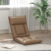 Scaun de podea Cappuccino 55 x 61 x 70 cm Piele artificială - WALTI WALTI