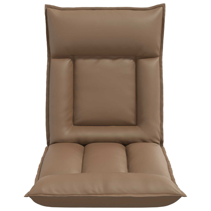 Scaun de podea Cappuccino 55 x 61 x 70 cm Piele artificială - WALTI WALTI