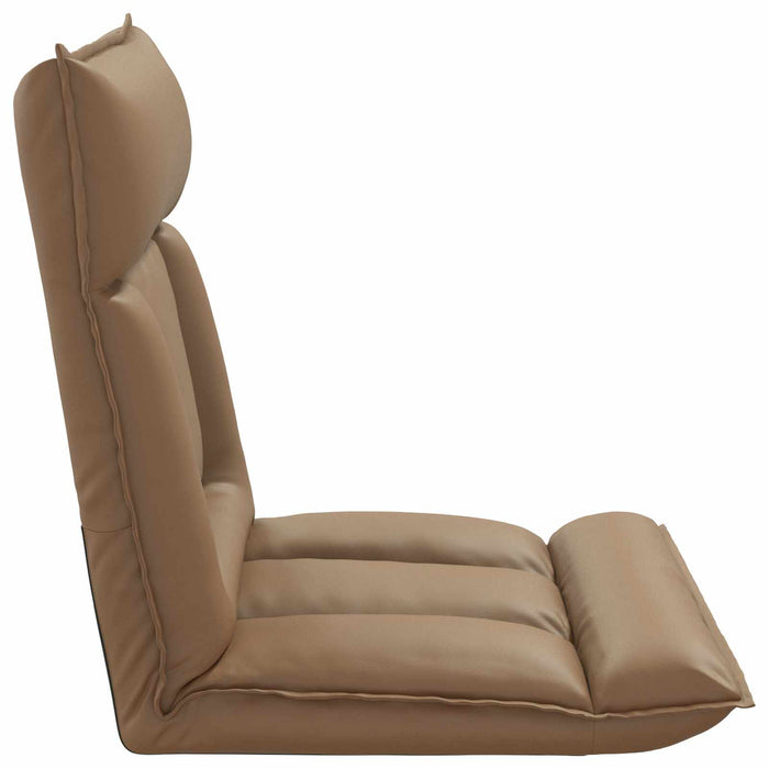Scaun de podea Cappuccino 55 x 61 x 70 cm Piele artificială - WALTI WALTI