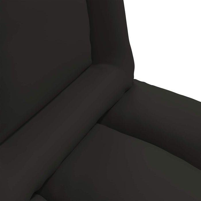 Scaun de podea Negru 55 x 61 x 70 cm Piele artificială - WALTI WALTI