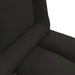 Scaun de podea Negru 55 x 61 x 70 cm Piele artificială - WALTI WALTI
