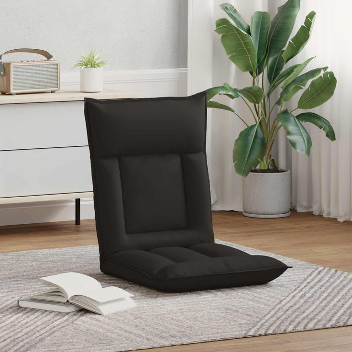 Scaun de podea Negru 55 x 61 x 70 cm Piele artificială - WALTI WALTI