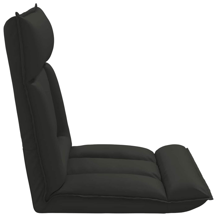 Scaun de podea Negru 55 x 61 x 70 cm Piele artificială - WALTI WALTI
