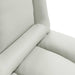 Scaun de podea Alb 55 x 61 x 70 cm Piele artificială - WALTI WALTI
