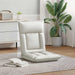 Scaun de podea Alb 55 x 61 x 70 cm Piele artificială - WALTI WALTI