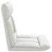 Scaun de podea Alb 55 x 61 x 70 cm Piele artificială - WALTI WALTI