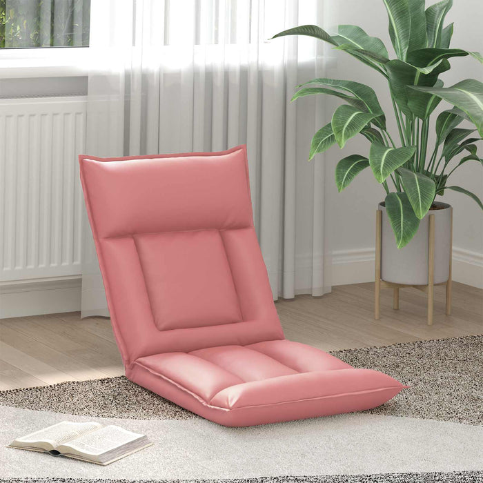 Scaun de podea Roz 55 x 61 x 70 cm Piele artificială - WALTI WALTI