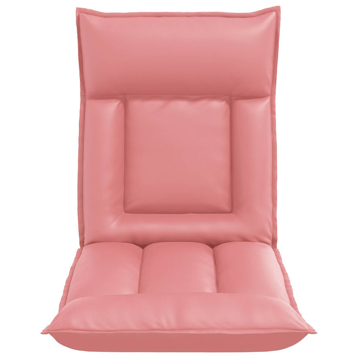 Scaun de podea Roz 55 x 61 x 70 cm Piele artificială - WALTI WALTI