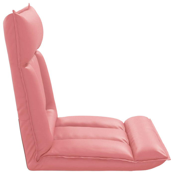 Scaun de podea Roz 55 x 61 x 70 cm Piele artificială - WALTI WALTI