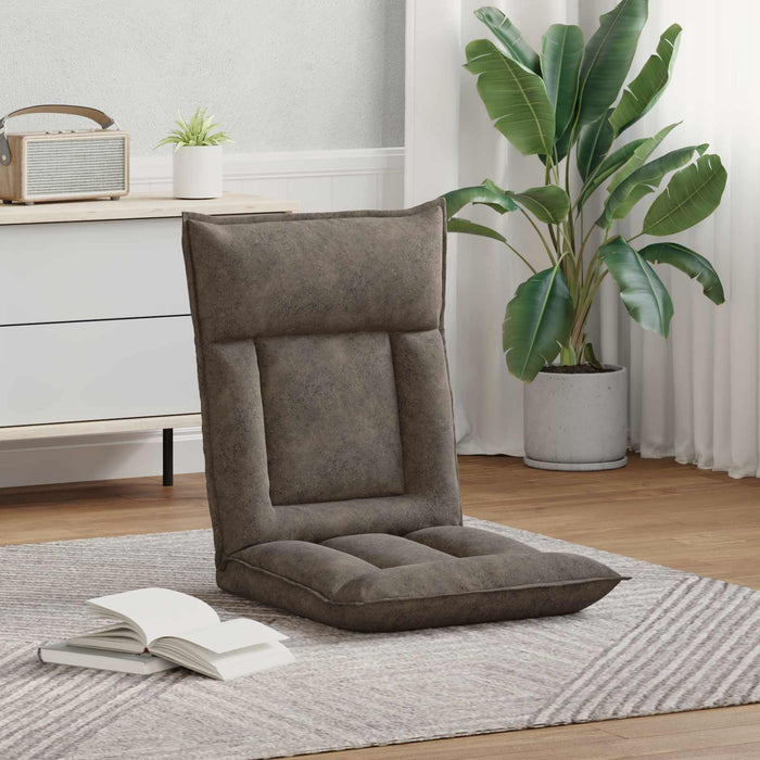 Scaun de podea Gri închis 55 x 61 x 70 cm țesătură - WALTI WALTI
