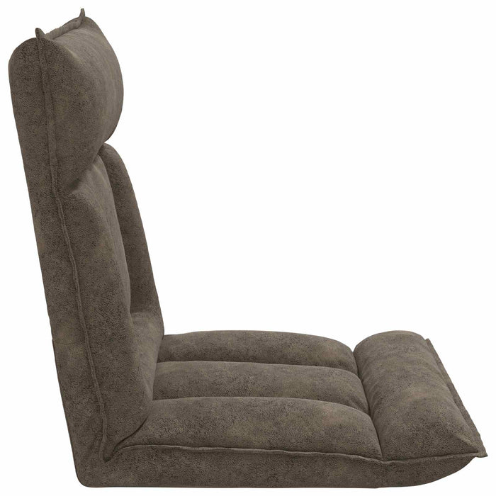 Scaun de podea Gri închis 55 x 61 x 70 cm țesătură - WALTI WALTI