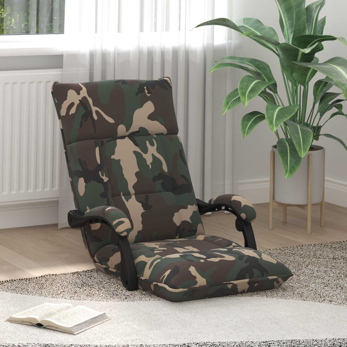 Scaun de podea Verde Army 66 x 66 x 80 cm țesătură - WALTI WALTI