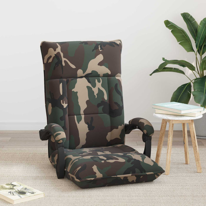 Scaun de podea Verde Army 66 x 66 x 80 cm țesătură - WALTI WALTI